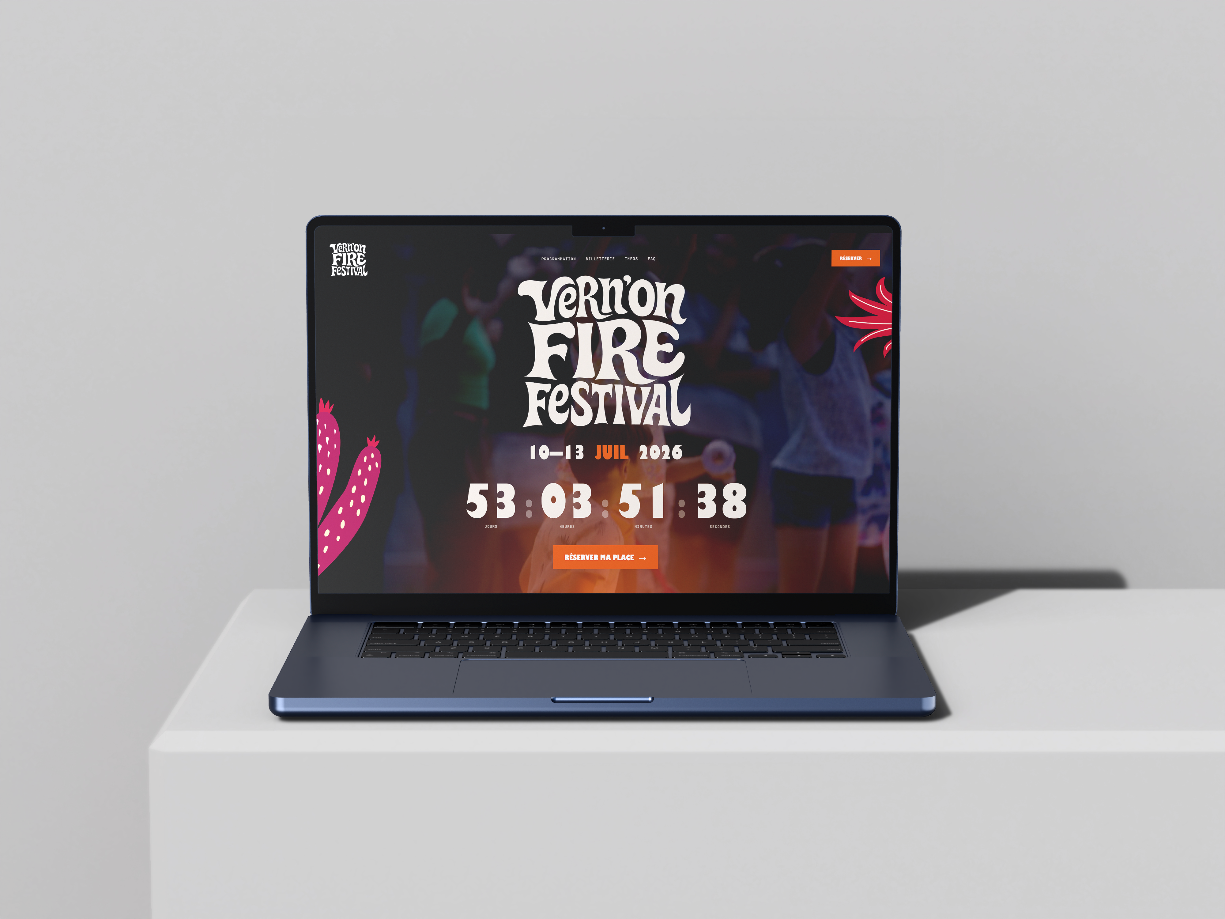 Vernon Fire Festival — Site vitrine